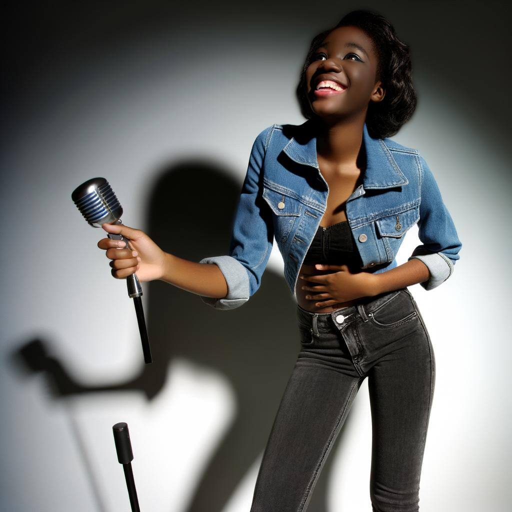 a young singer female, black, real life-1 a young singer female, black, real life-1