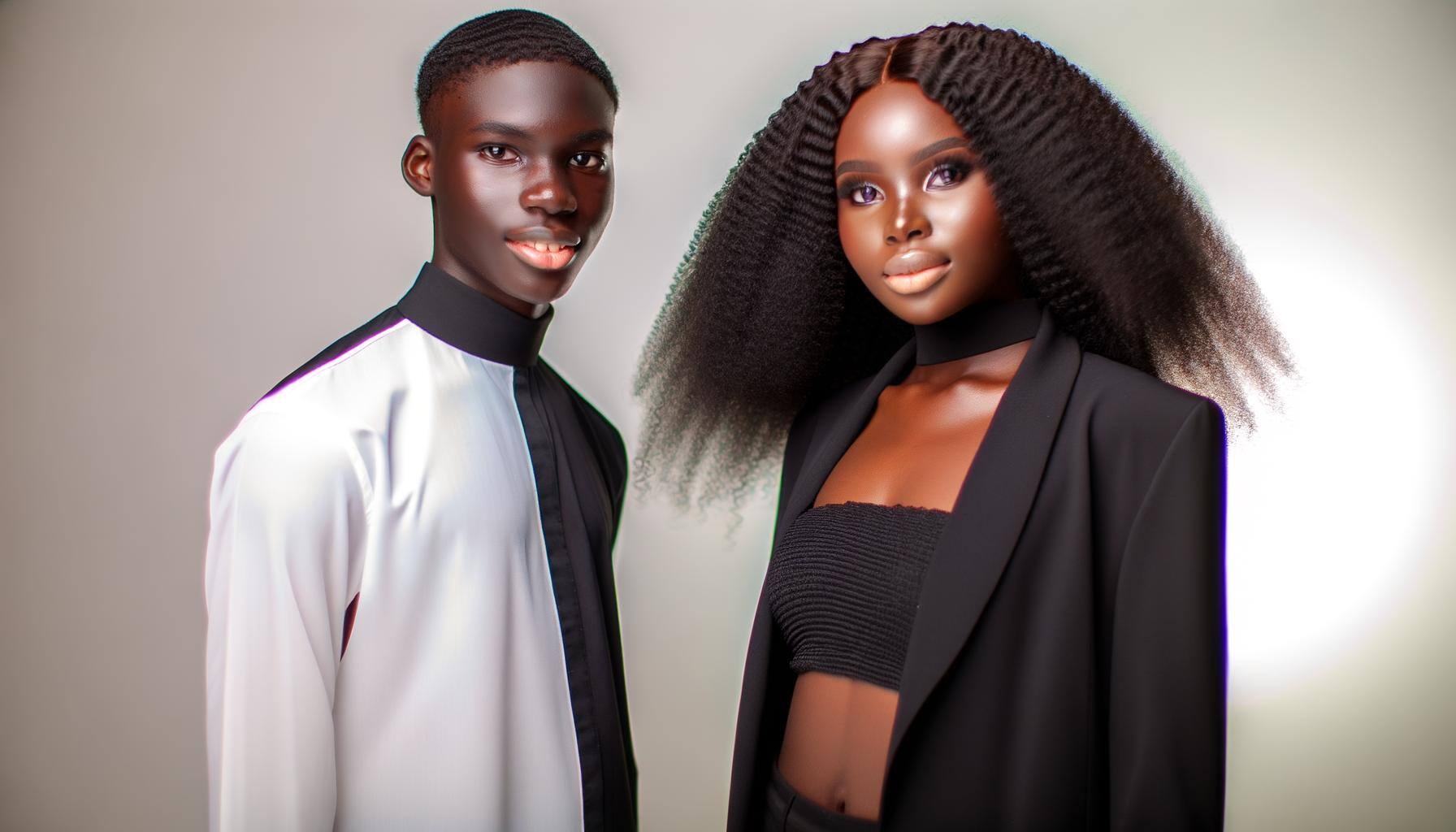 young black male and female model-1 young black male and female model-1